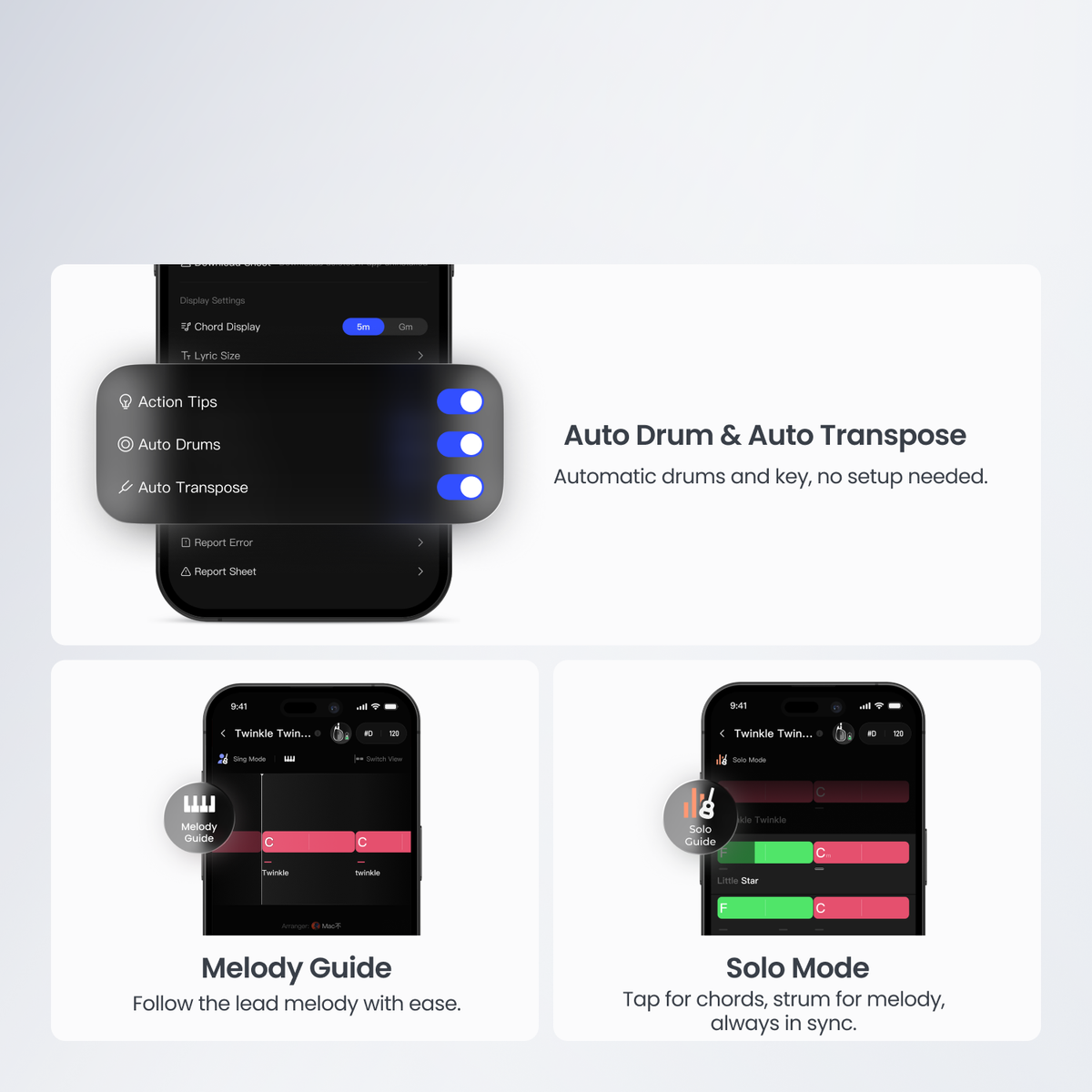 LiberLive C2 Wireless Smart Guitar — Chords, rhythm & melody in one