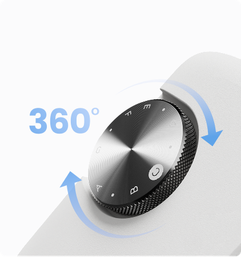 ปุ่มหมุนปรับคีย์ 360 องศา